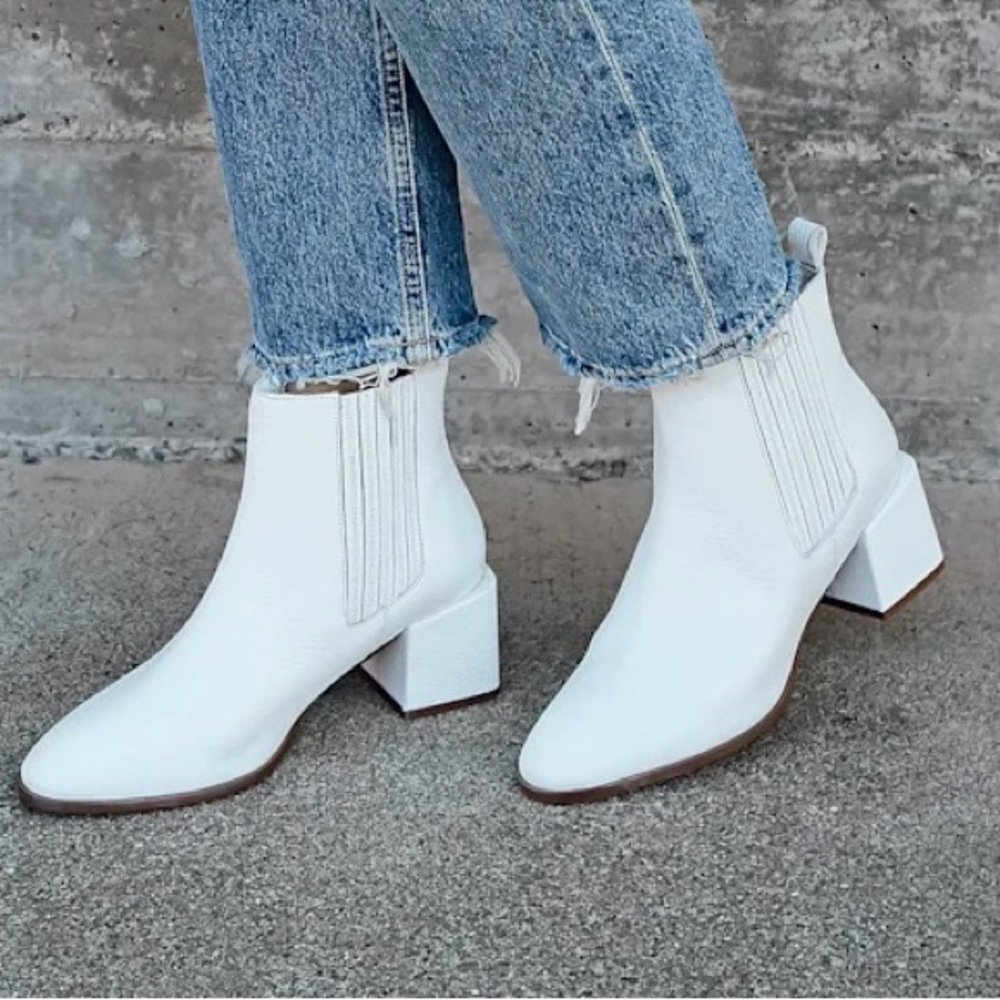 Seychelles White Ankle Boots